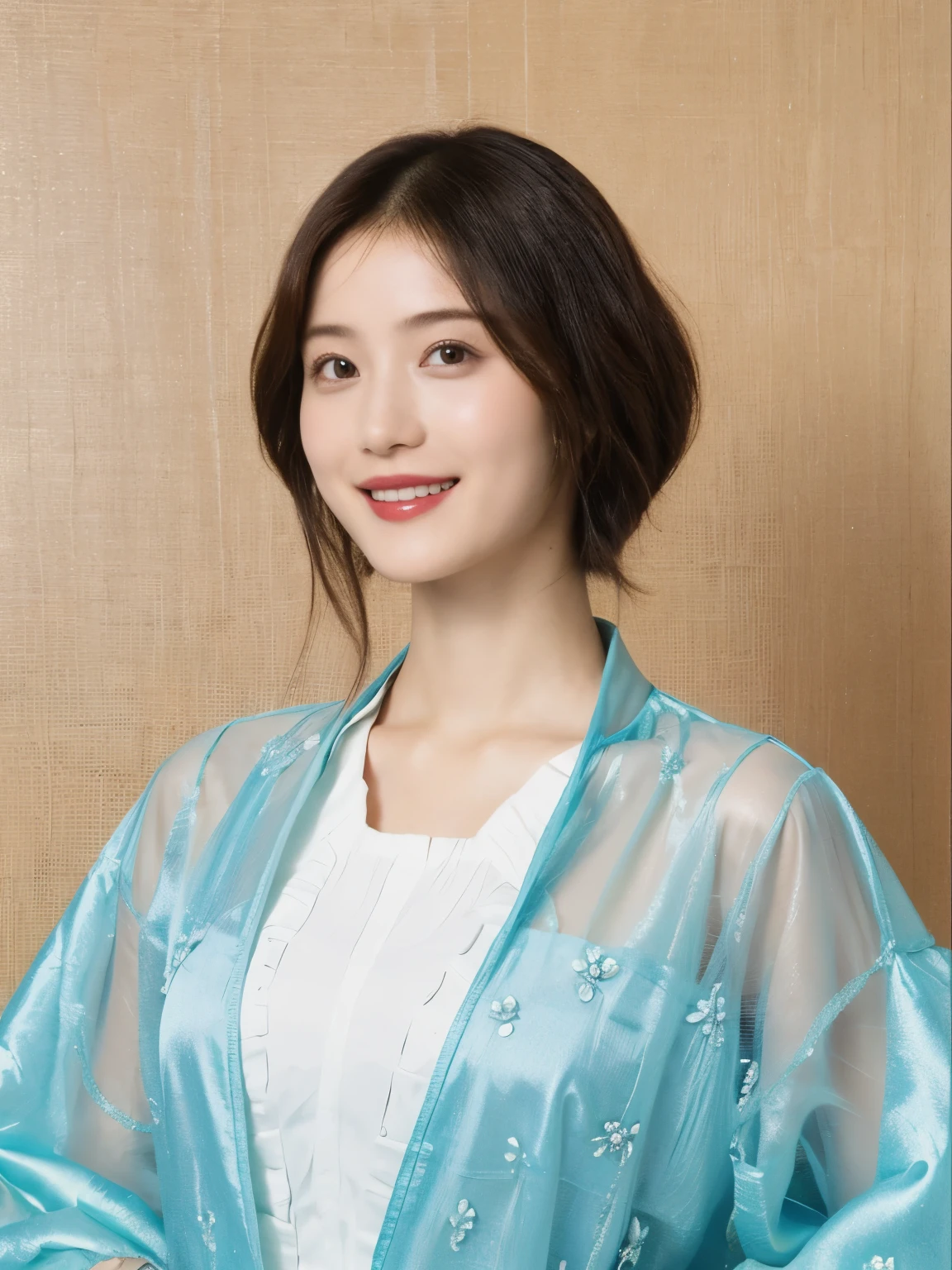 ((Highest quality)), ((masterpiece)), (detailed),Perfect Face,Japanese,landscape,Mature Woman,Upper Body