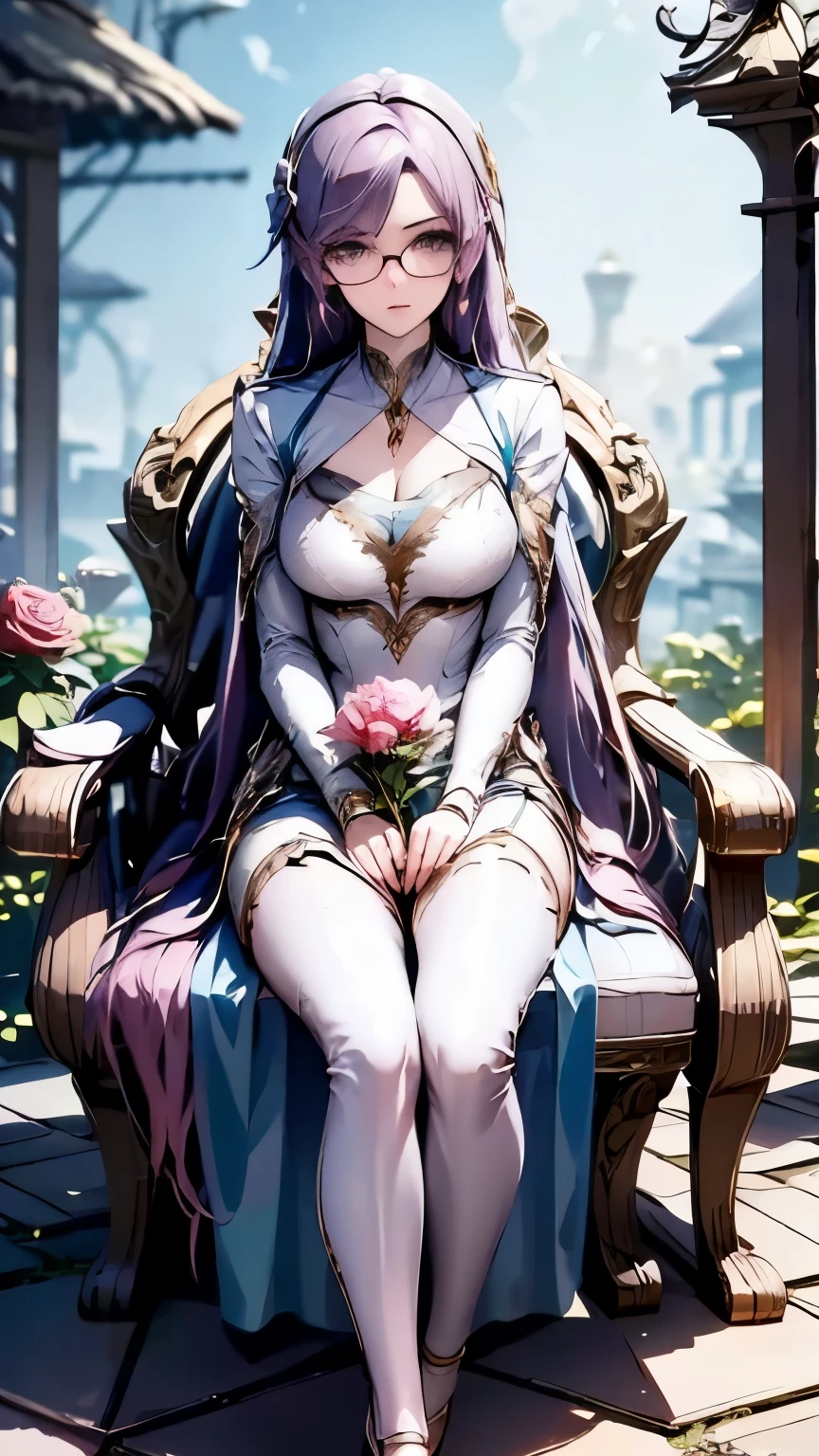 woman sitting on chair with glasses on face, sunglasses, wearing glasses, woman with rose-colored glasses, wearing thin big round glasses, wearing pink glasses, wearing small round glasses, square glasses, sunglasses