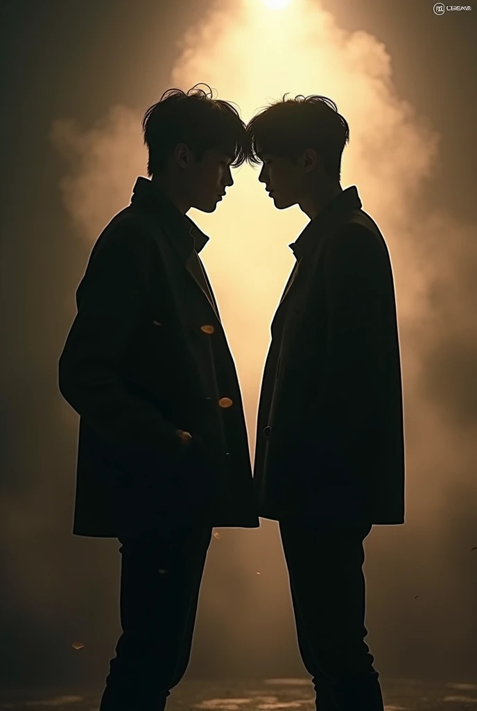 crying, gay couple. two men, 2 men, male, gay, couple pose, sad, angst, tears, dark, dark theme, sad theme, melancholy, youth, beautiful, sad beauty, full body, sad romance, tagic