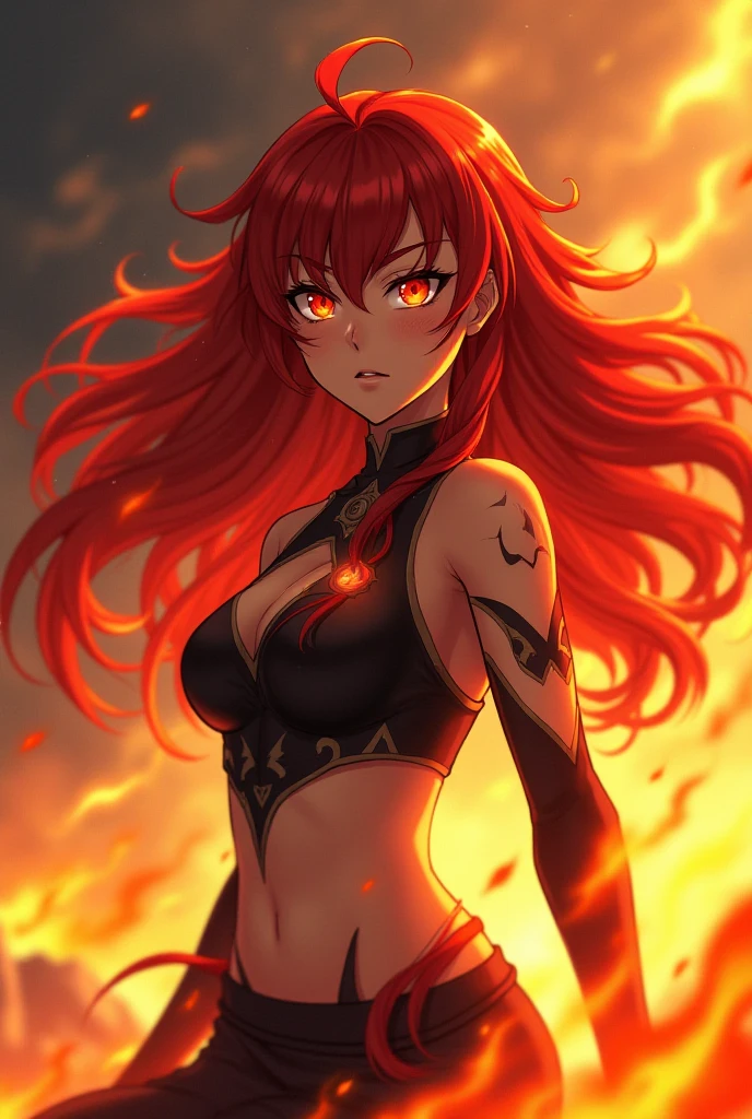 a demon princess floating above the hordes of hell, she commands the army with her mighty trumpet, she wears a crown covered in lava, her glowing red eyes are on fire,
chromatic aberration, depth of field, soft lighting, masterpiece, best quality, intricate, tone mapped, highly detailed, artstation, concept art, smooth, sharp focus, dramatic lighting, highly detailed artwork, cinematic, hyper realistic painting, trending on Artstation, 8K, incredible shadows, realistic, (highly detailed background:1.0),