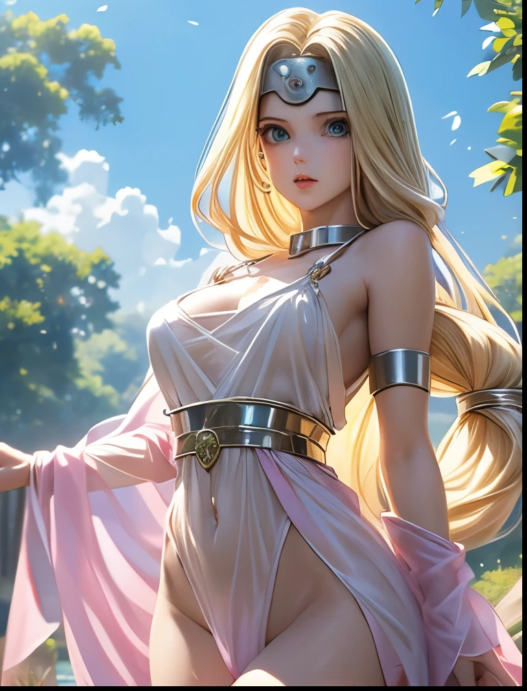 comics,(Highest quality:1.15), (masterpiece:1.17),
SheRaQuiron Character, One girl, blue eyes, rampage,shoot from below, wind from below,(white panties),up skirt,(open thighs),puffy nipples,camel ropes, blue sky,