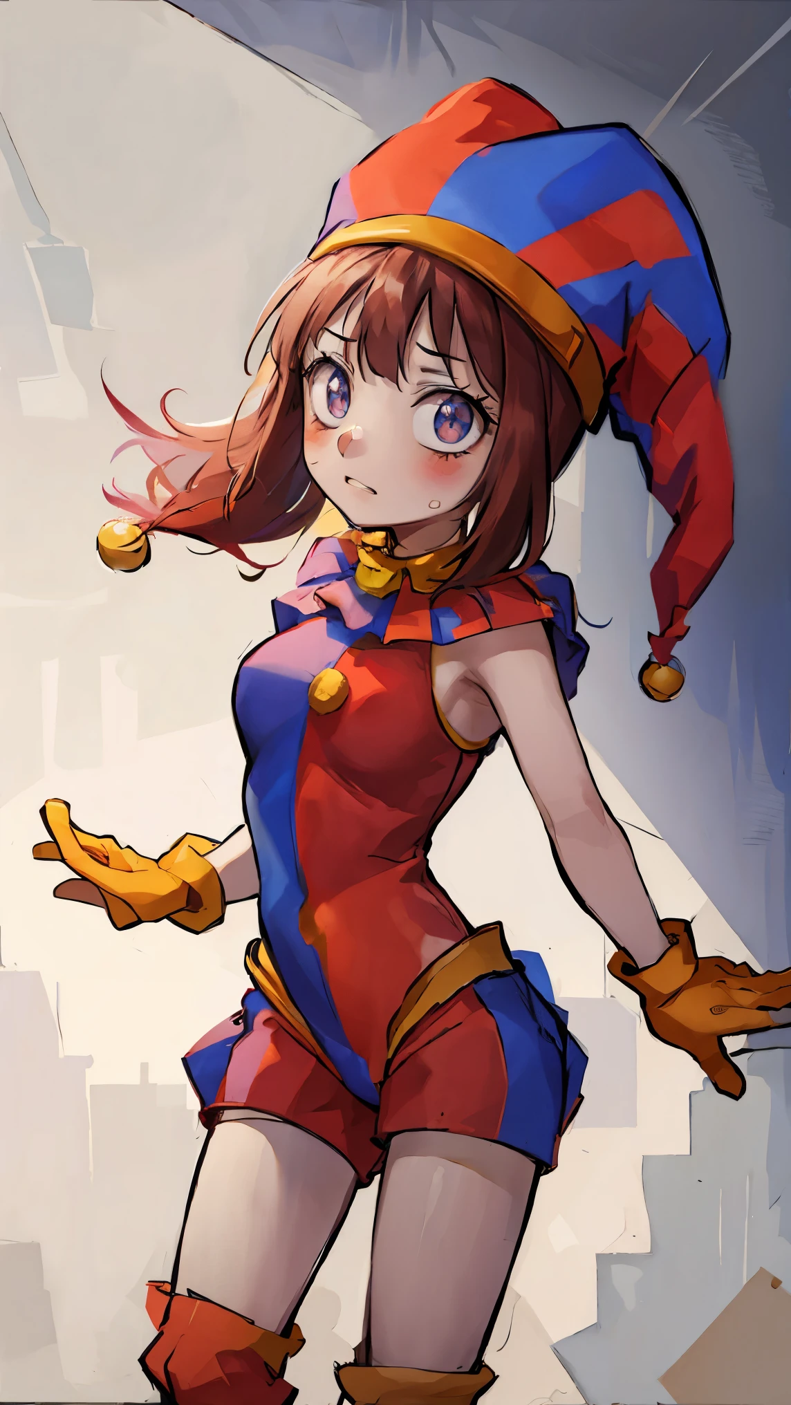 A clown in the circus