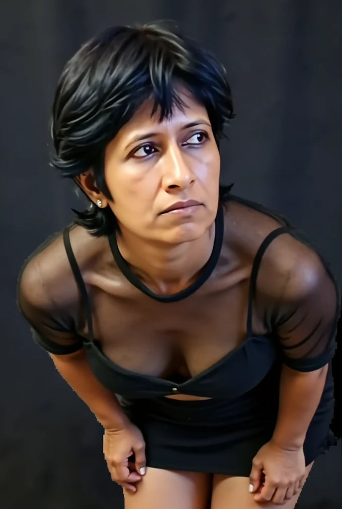 portrait of PamGrier, woman, (hi-top fade:1.3), dark theme, soothing tones, muted colors, high contrast, (natural skin texture, hyperrealism, soft light, sharp) <lora:PamGrier_SD1.5_V1:0.9>, <lora:add_detail:0.4>