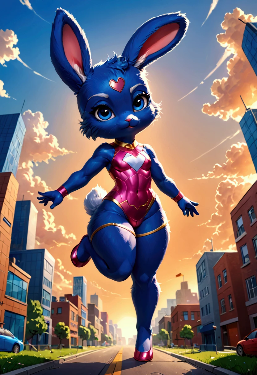 Slim Rabbit Body Pinterest Small slender female bunny with good big thighs and blue fur with white ...