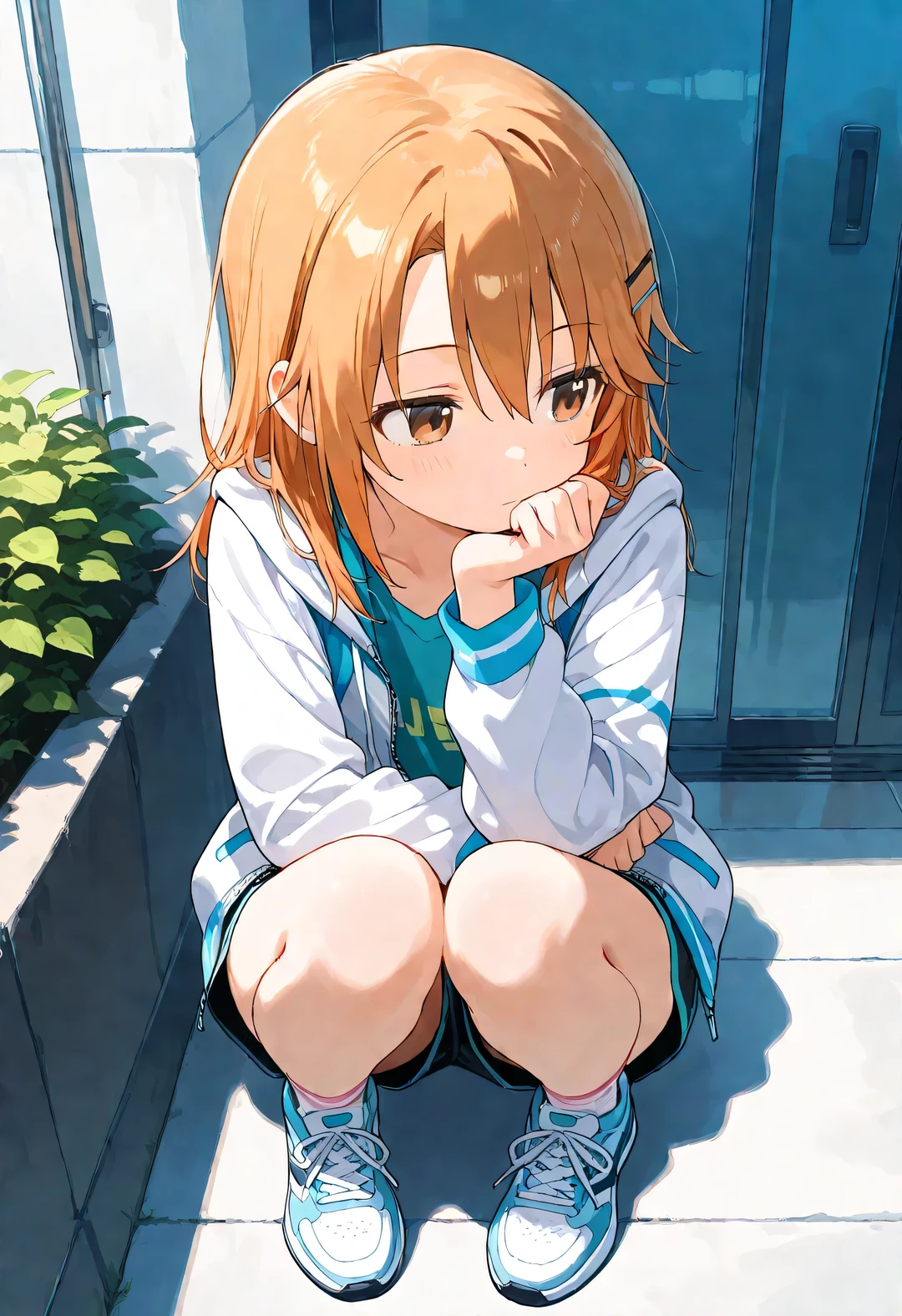 (masterpiece), (best quality), (ultra-detailed),
1girl,yuuki_haru,looking away,full body,