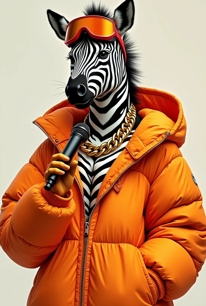 HLMCorey, woman, teal jacket, orange pants, zebra mask, looking at viewer, sitting, on sofa, inside a messy living room, window, dim lighting, high quality, masterpiece, <lora:HLMCorey:.8>