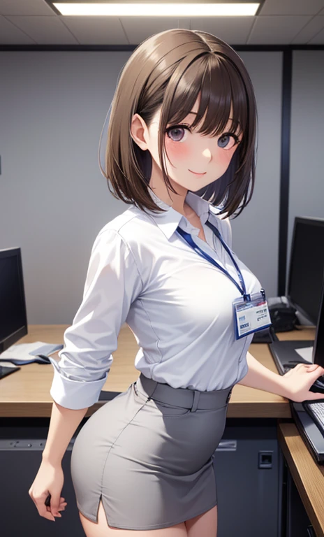 anegasaki nene、Shiny brown hair, short hair, (Beautiful brown eyes、Sparkling eyes, Fine grain)、smile、Ultra-detailed eyes、Highly detailed face, Highly detailed eyes,Cowboy Shot、
Only one female, Sitting, (Looking at the audience), (White) Stylish clothing, Mature Woman,bangs, 優しいsmile, (Masterpiece Top quality:1.2) Delicate illustrations, super detailed, (Hospital examination room) indoor, Work Desk, (Radiograph), Detailed Background