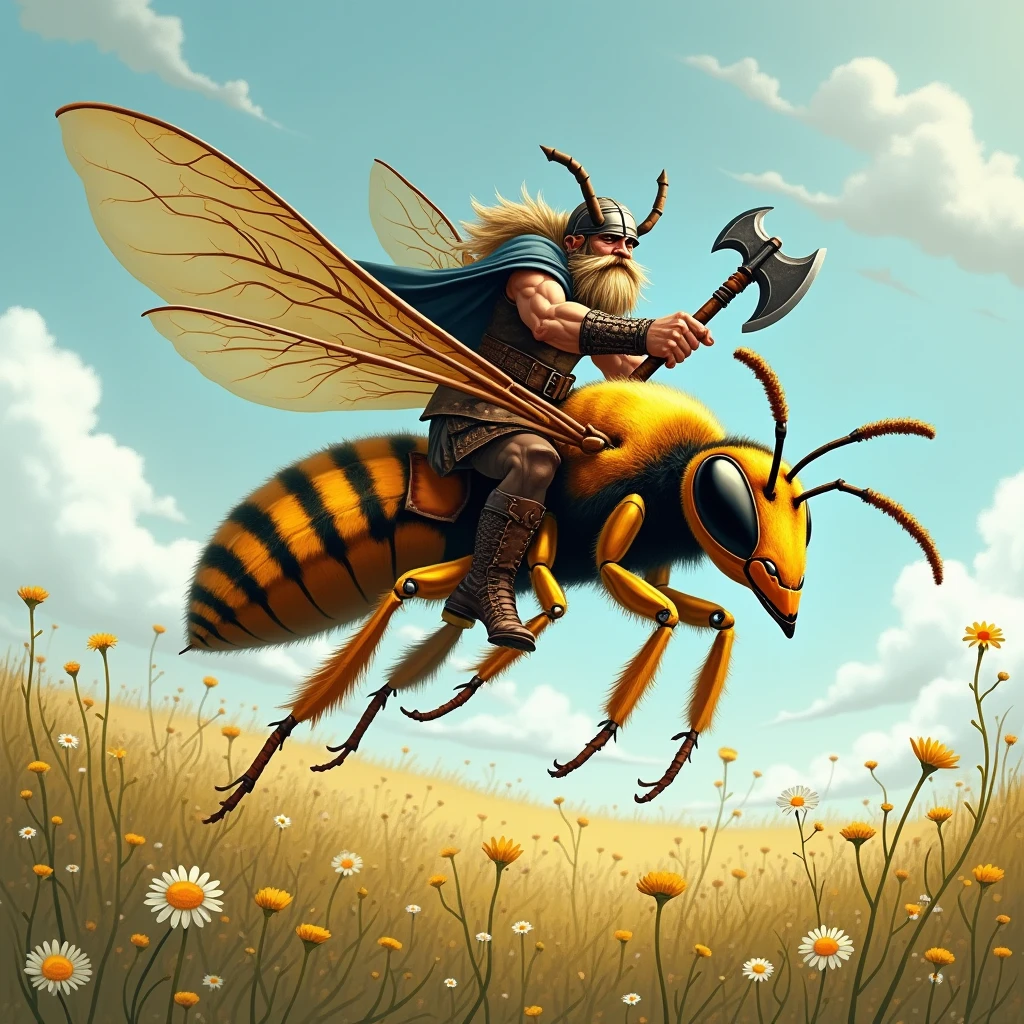 A man carrying a bag of cement on his back and riding on a locust