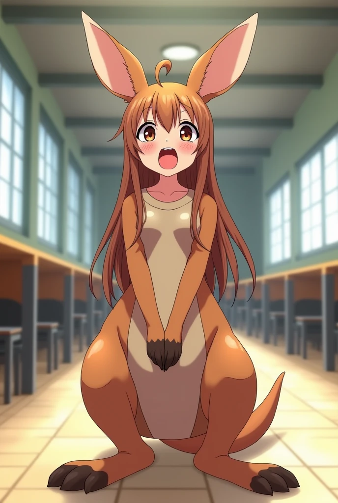 Anime. 1 girl. . Kitsune. Blonde. Long hair. Blue eyes. Beautiful eyes. Perfect eyes. Expressive eyes. Blind eyes. Blind. Ideal face. Ideal anatomical body. Beautiful long legs. Beautiful body. Beautiful nose. Fox ears. Fox's tail. 12 ybarrassment. Blush. Beautiful character design. Shiny skin. Dirty tunic. Torn Tunic. Slave. Collar. Shackles. On a chain. No panties. Barefoot. White cane in hand. Hand on crotch. Urinary incontinence. She wants to pee. She needs to pee. She has a strong, desperate urge to pee. He squeezes his crotch tightly. Rubbing the crotch. Slight forward bend. She peed herself. The girl can't stand straight. She pees standing up. She peed herself while standing in the raov market. Middle Ages. Fantasy. City. Town Square. Slave market. Tears on eyes. Cry. Snot flows from the nose. Whole body. nsfw. Official art. Extremely detailed CG Unity 8k wallpaper. Ideal lighting. Ultra high resolution 4K. Super detailed 8K. A high resolution.