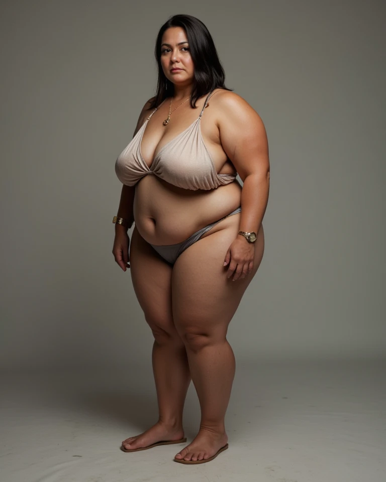 Pale skinned black haired woman, wearing a bikini, cinematic lighting and background, 4K, UHD, hyper realistic imagery, lifelike features and detail, still shot from big budget film, soft curves