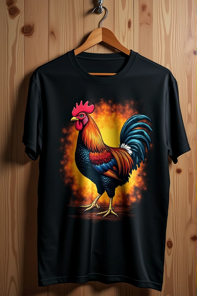 A t-shirt with vector art of a colorful Barcelos rooster illustration , At the center, swirly vibrant colors, paint splashes and smears, high détail, t-shirt designs
(work of art, best qualityer, proffesional, perfect composition, very aesthetic, absurdrez, super verbose, details Intricate:1.3)