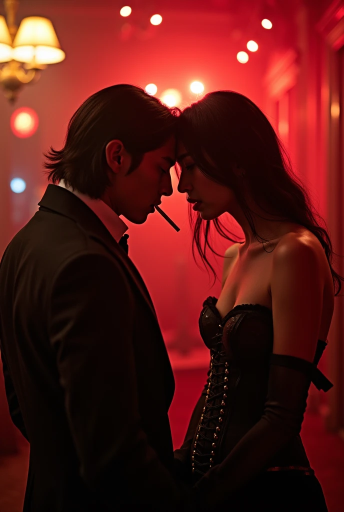 two vampire dancing in masquerade 