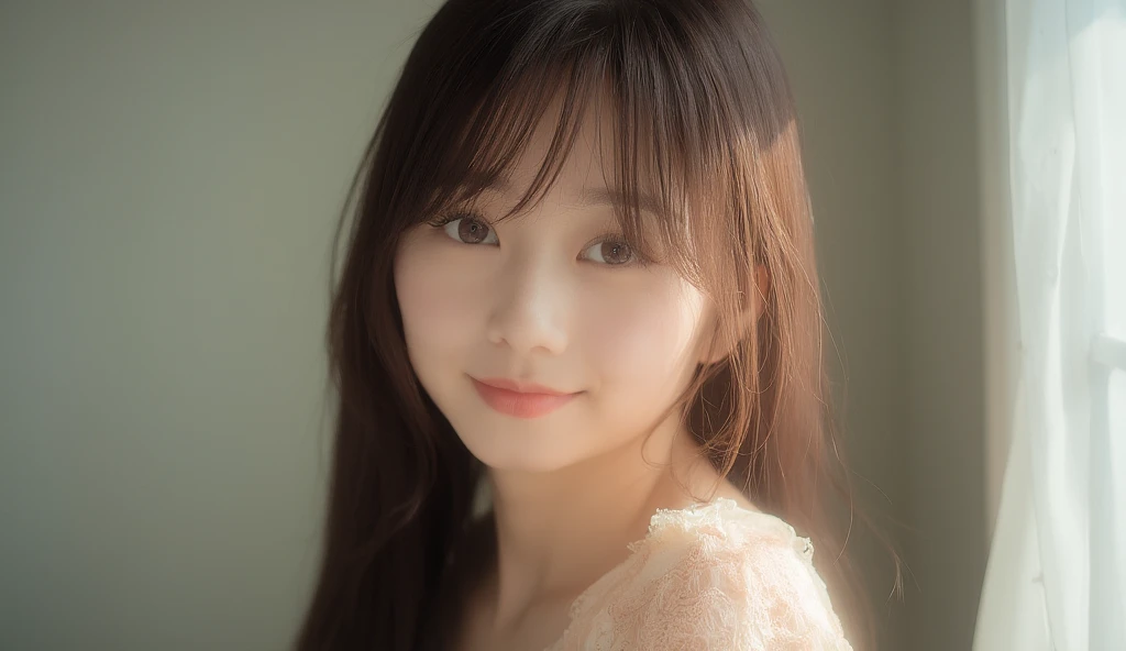 A very cute face like an idol、Looks like a young face、20-year-old female、Gentle and cute、Cleavage、Beautiful starry night、Natural light、SLR、Film Camera、RAW Photos、Genuine、live-action、(Artistry)、Artistic Expression、Real Stick、High resolution、masterpiece
