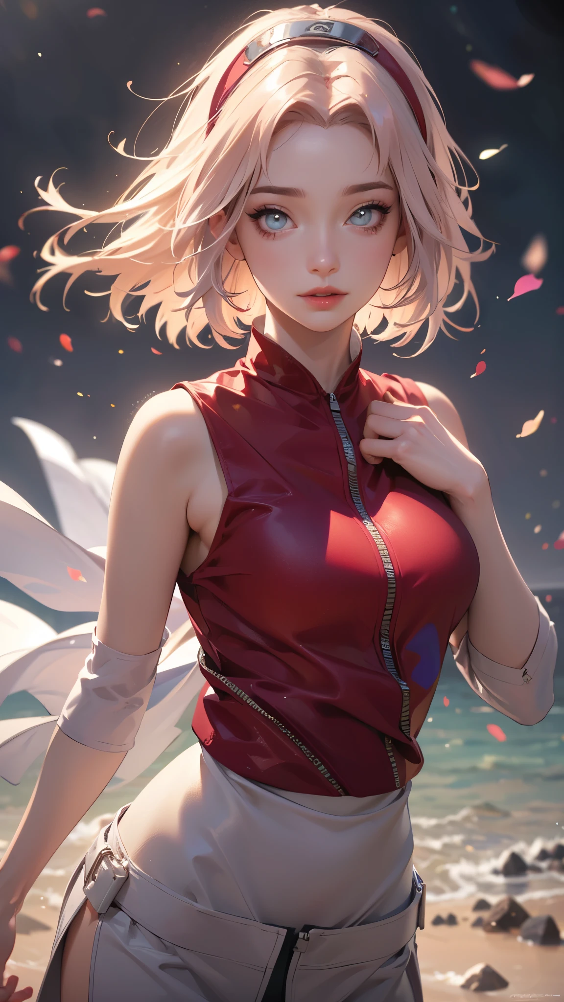 a sexy Haruna Sakura from Naruto, sensual pose, sexy smile, alluring charm, transparent sexy outfit, no panties, naughty girl, messy hair, nsfw, (best quality,4k,8k,highres,masterpiece:1.2),ultra-detailed,(realistic,photorealistic,photo-realistic:1.37),extremely detailed eyes and face, beautiful detailed eyes, beautiful detailed lips, longeyelashes, highly detailed skin, intricate details
