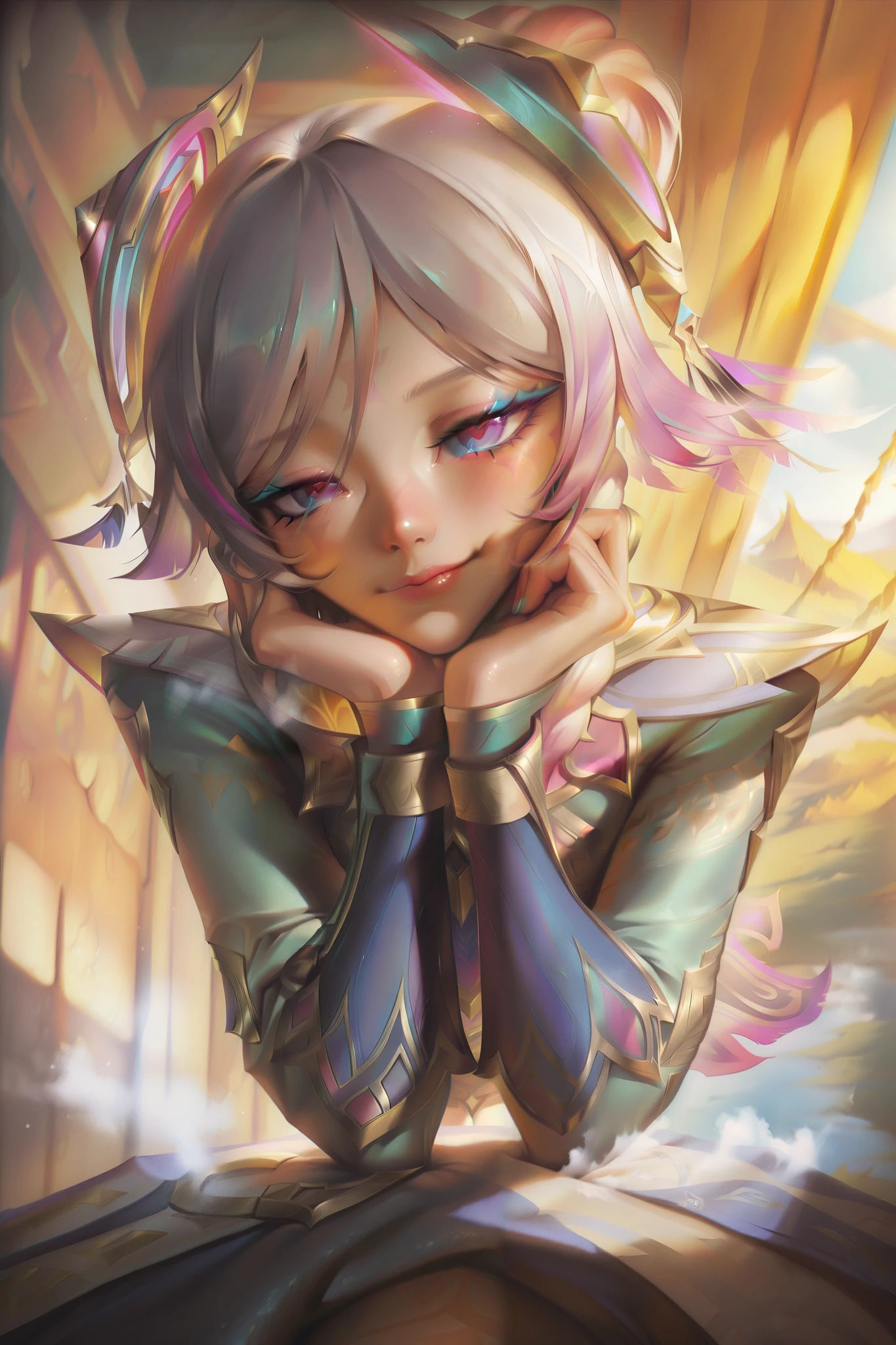 score_9, score_8_up, score_7_up, score_6_up, score_5_up, score_4_up, (masterpiece: 1.0), best quality, masterpiece, best quality, good quality, very aesthetic, absurdres, newest, Realistic Anime, L0LSPL4SH, Citlali_(Genshin_Impact), Super High Quality Super Bright Makeup and Face Tattoos, licks her lips, loving eyes, heavy steam around,, masterpiece, HDR, best quality, amazing quality, very aesthetic, absurdres, newest,
