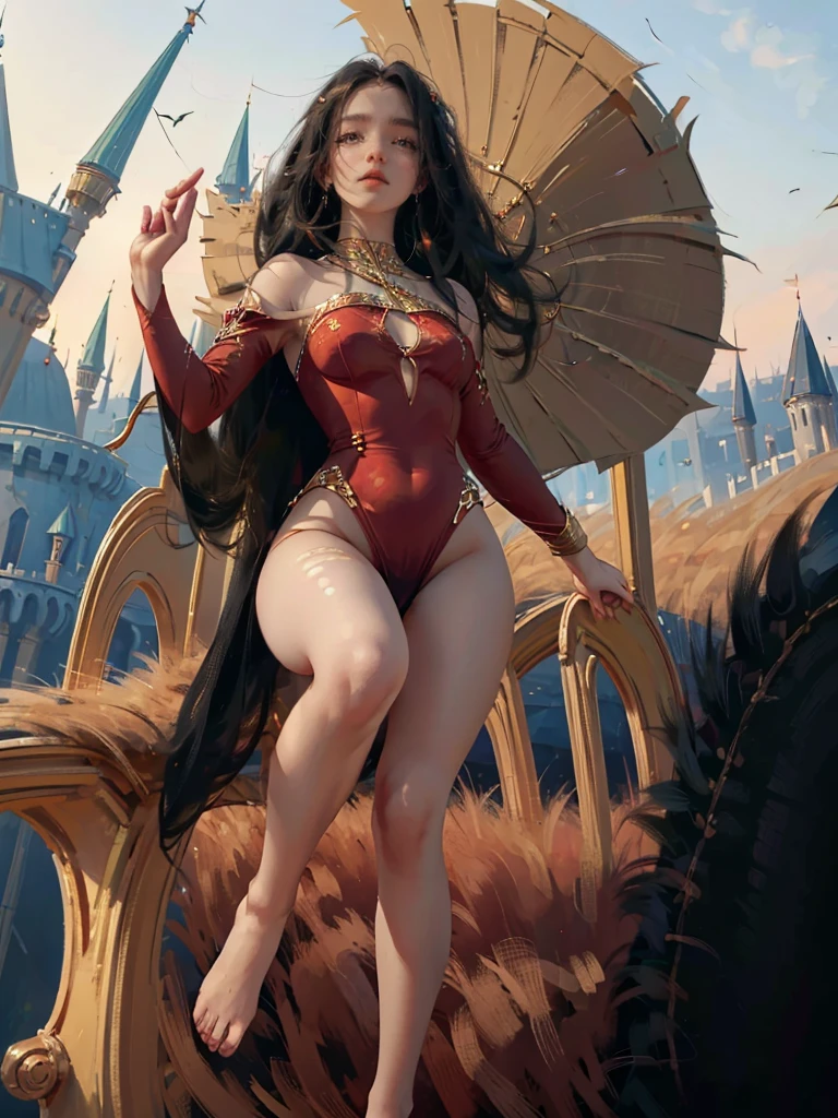 Highly detailed RAW color Photo, beautiful young girl, dynamic pose, (wide hips), (detailed skin), (detailed lips), (detailed eyes), (Tartarus:1.4), (moon:1.1), (Sci-Fi setting) (detailed face), (curvy), detailed eyes, chromatic aberration, depth of field, soft lighting, masterpiece, best quality, intricate, (lens flare:0.7), (bloom:0.7), particle effects, raytracing, tone mapped, highly detailed, concept art, smooth, sharp focus, dramatic lighting, highly detailed artwork, cinematic, hyper realistic painting, trending on Artstation, 8K, incredible shadows, realistic, (highly detailed background:1.2), art by midjourney