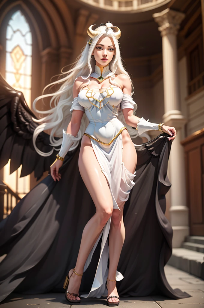 Blonde Beauty、The face is calm、The eyes are gentle eyes、Colossal tits、Wearing silvery-white armor、Transparent background、high-level image quality、Wearing a white helmet、Jet black background、Full body painting、An ultra-high picture quality、Sharpness Max --auto