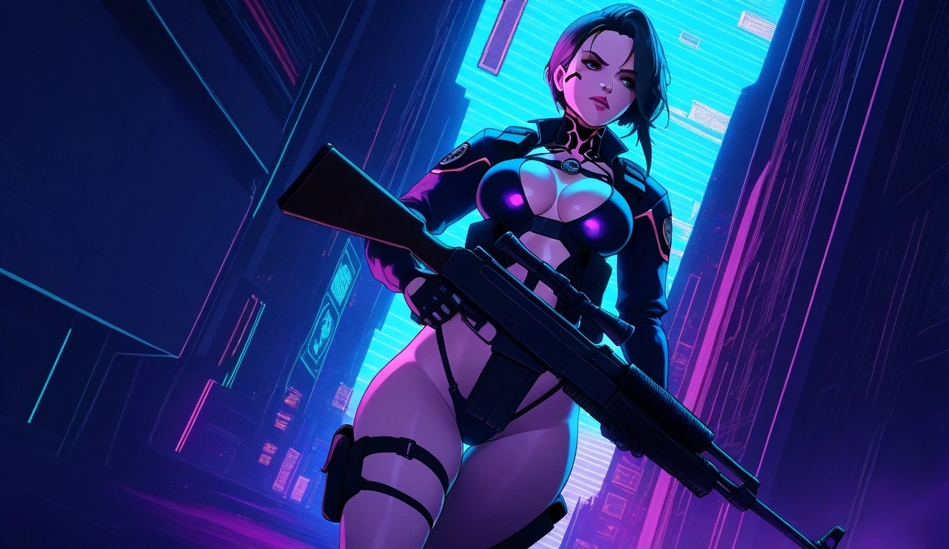 cyberpunk sexy girl