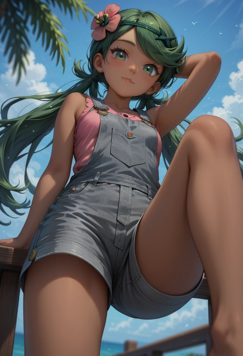 dreadlocks,dark green hair,pajama pantd,pajsm shirt,bedtime attrie, boits,tired,dark skin,dark skinned femslr,blue eyes,GtsGiga,Gtscity,Rampage,giantess art,.mature female,solo,1girl,meduim bosom,muscalr woman,milf,best quality,masterpiece,fuzzy boots,Gtscity,cityscape 