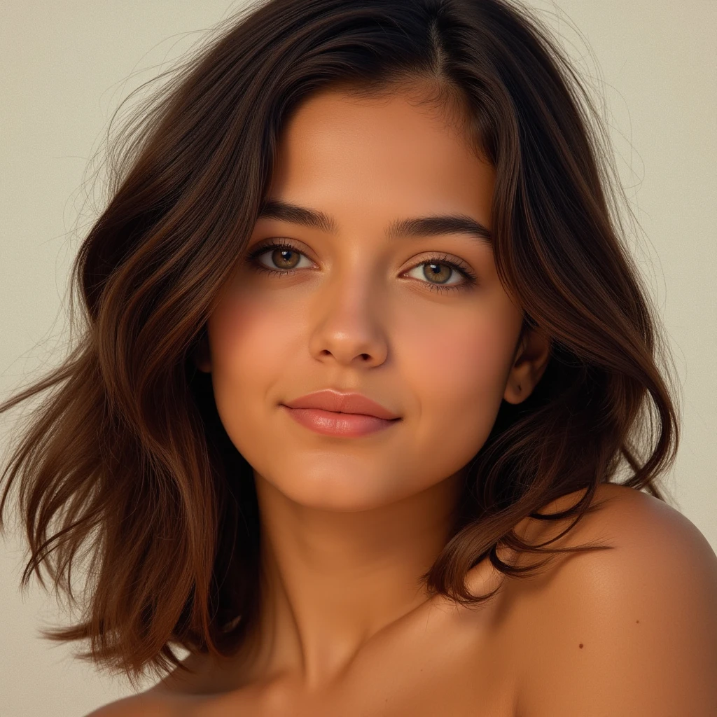 Femme mexicaine, 20 ans, cheveux ondulés, peau brune, yeux sombres, sourire, vêtements d'affaires mexicains, robe charro, réaliste, avec une expérience dans un marché dynamique, 8k super réaliste, detallada y réaliste. (A 20-year-old Femme mexicaine, cheveux ondulés, peau bronzée, Yeux sombres, souriant, porter une tenue de travail traditionnelle mexicaine, fond de marché dynamique, de haute qualité et réaliste.)