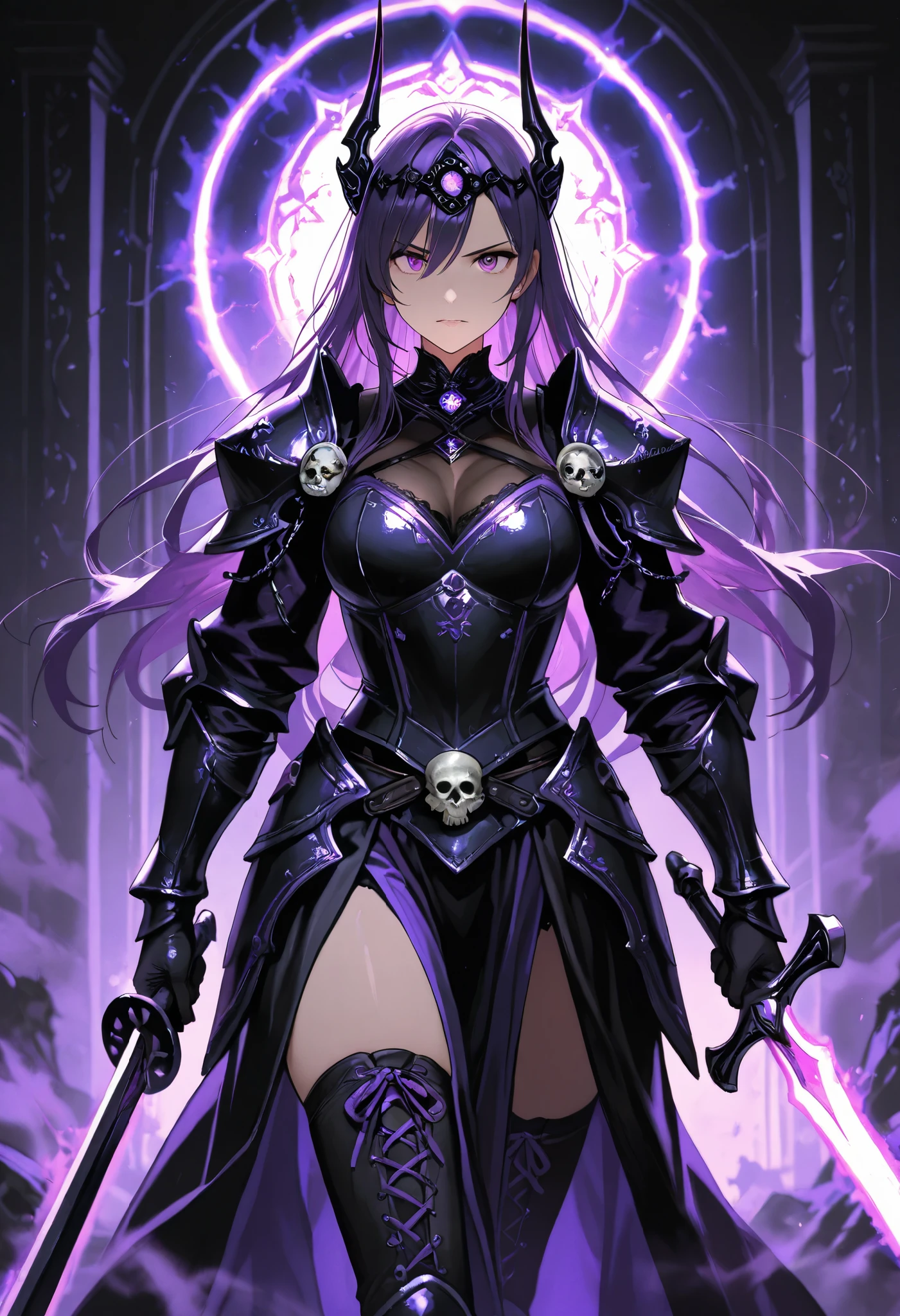 large breasts, high quality, half_boots.panty and thighs, visible through the thighs, masterpiece, earrings, standing, 1girl, miniskirt, naked, full body, hentai key, 
Final Fantasy XIV, Solo, Highres,, Close-up, Zoom Layer, Standing on One Leg, Breasts, Through Thighs, White Mage, Wizard's Staff, Short Hair, Sleeveless, Glasses, Black Hair, Ponytail, Arm Tattoo, Hair Flower, Floating Hair, Gothic, Chest Harness, Arm Tattoo, Darkness, black_outfit, Red Striped Hair, Lingerie,  Bondage, Green eyes, Black corset,staff_mage --auto --s2