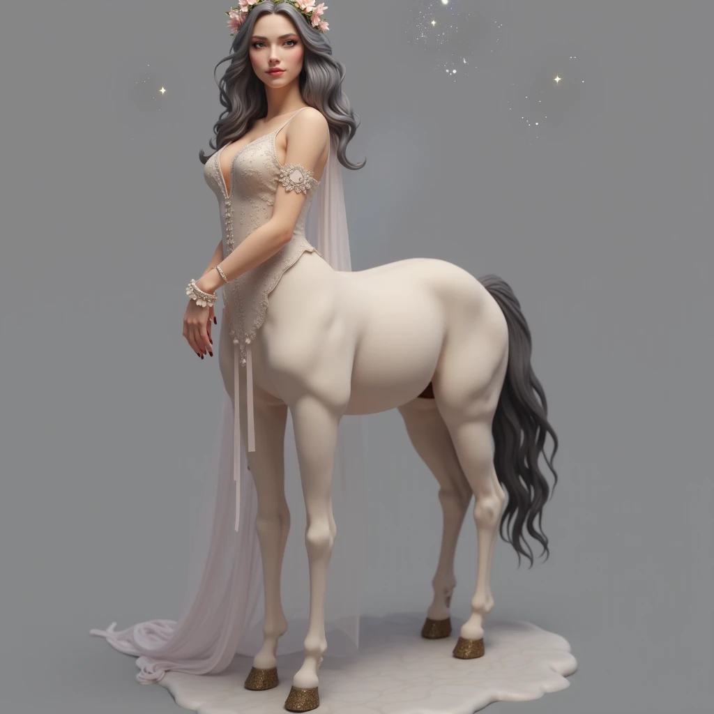 Wearing a dress，Female centaurs，The skirt is spread on horseback，Anatomically correct, s the perfect face，perfect body figure，The wedding dress covers the entire horseback，hair ribbon, anime, ray tracing, UHD, textured skin, award winning, retina, masterpiece, super detail, best quality, high details, highres, high quality, anatomically correct，Wearing a white corset，Arad woman with wings and sword, a beautiful fantasy empress, full - body majestic angel, Guviz, extremely detailed goddess shot, Anime goddess, ((a beautiful fantasy empress)), Goddess. Extremely high detail, guweiz masterpiece, Guviz-style artwork, super wide angel, Beautiful goddess, Japanese goddess,Graceful seductive posture lying flat on warm colored sheets，looking at viewert，Transparent thin sand silk skirt spread out on the bed，A long shawl wrapped around his elbow，Beauty transparent pink belt unfastened，Curvy beauty，Raised sexy，plumw，Obi Bend，miniskirt，hindquarters，Convex ，ssee-through，low chest，Invitation to sex，ribbon, vignetting, first-person view, anatomically correct