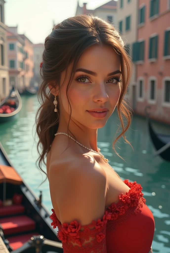 Beautiful girl with big lips