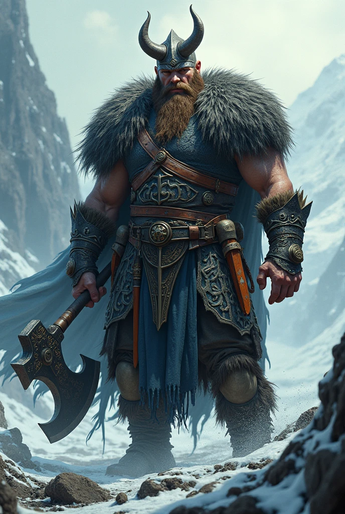 a viking man 
