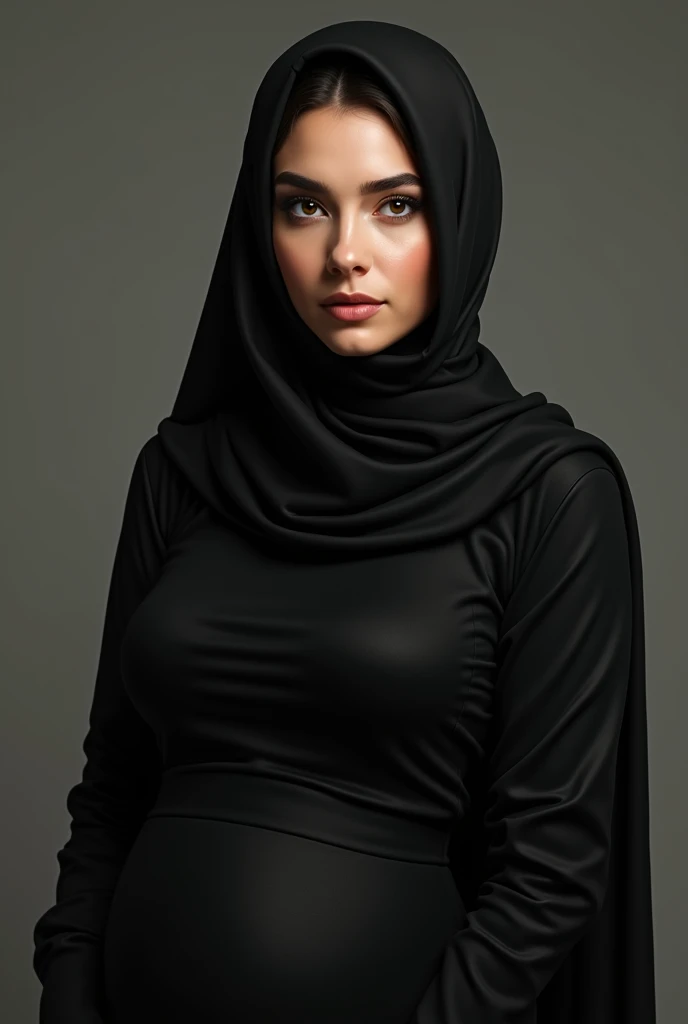 hijab women, busty, sexy, full body shoot