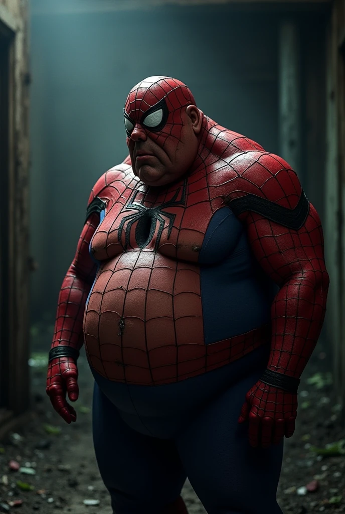 1 sumo man, spiderman,charachter, beautiful, devian art, trending artstation, digital art, detailed, realistic,fat sumo from japan,character, high textures, high resolution, dreamlikeart, 8k, highly detailed