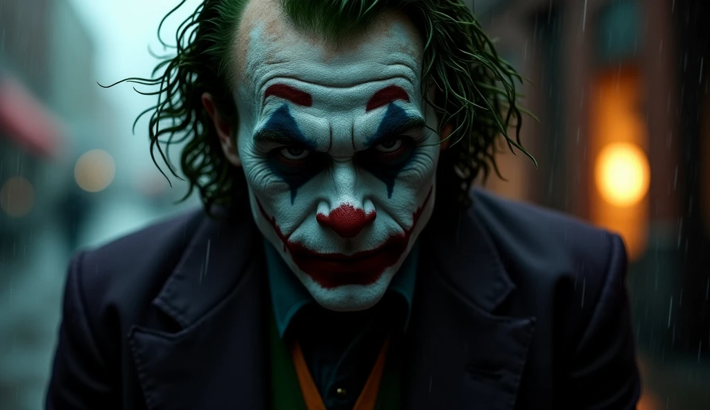 À la manière de Robert Pattinson dans "The Batman", illustre-moi un homme avec ce même emplacement de maquillage en y REMPLAÇANT la couleur noire PAR DU BLANC.