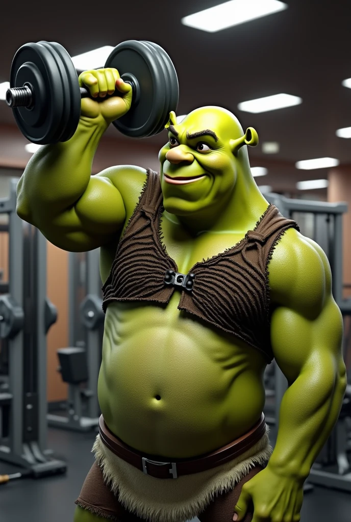 furry，gym room，De Shepherd Orcs，Police uniform