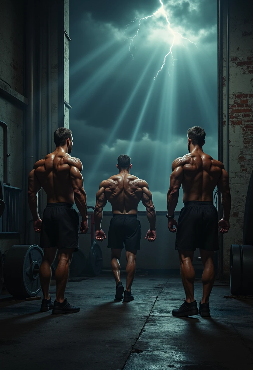 Clean and inspiring background for your informational post on Instagram, que ressoe com seu público de bodybuilding underground, Considere os seguintes elementos: Theme of Overcoming and Strength: Use images and visual elements that symbolize overcoming and strength. Think chunky textures, like brushed steel or rock, and dark colors like black, gris, with metallic or vibrant color accents for contrast. Elementos visuais: Athlete Silhouettes: Include silhouettes or figures in weightlifting or intense training poses, to convey the idea of strength and determination. Training Equipment: Add elements like dumbbells, weight bars or kettlebells in the background to add a touch of authenticity. Textures & Patterns: Use patterns like brushed steel, concrete or a mesh texture to give a sense of robustness and strength. Typography: Choose a strong, robust font, that can be easily read on mobile devices. Fonts with an “impact” or “bold” style can work well.. Layout: Make sure the image has enough space for text and that the visual elements do not overwhelm the main message..
