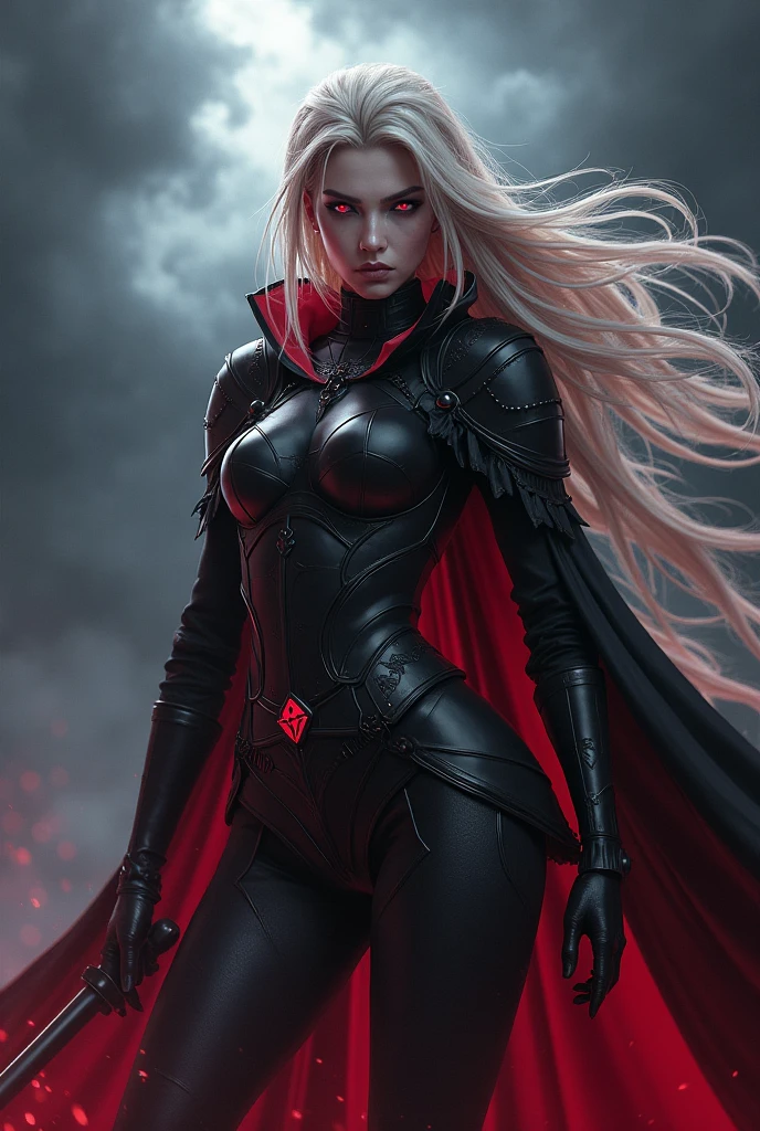Insanely detailed photograph of a gorgeous vampire alien woman, Renascimento, longos cabelos brancos, intrincados olhos brancos, genial, Ethereal, hiperdetalhado, 32k resolution, dynamic lighting, umbigo coberto, hiper detalhado, intrinsecamente detalhado, trending on ArtStation, terno de luxo branco, Volumetric lighting, BalenciagaStyle