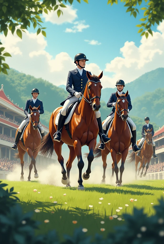 Une affiche concours d’équitation (Ritèj)