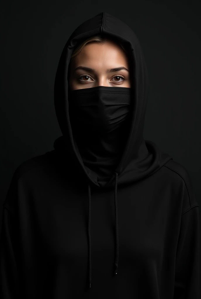 close up beautiful 30 year old hot girl.
She wears a very shiny plastic hijab on her head.
with a very shiny black plastic mask on his face.
wearing a long shiny plastic puffer jacket.
she wears a long traditional Arabic Caftan dress made of very shiny plastic.
