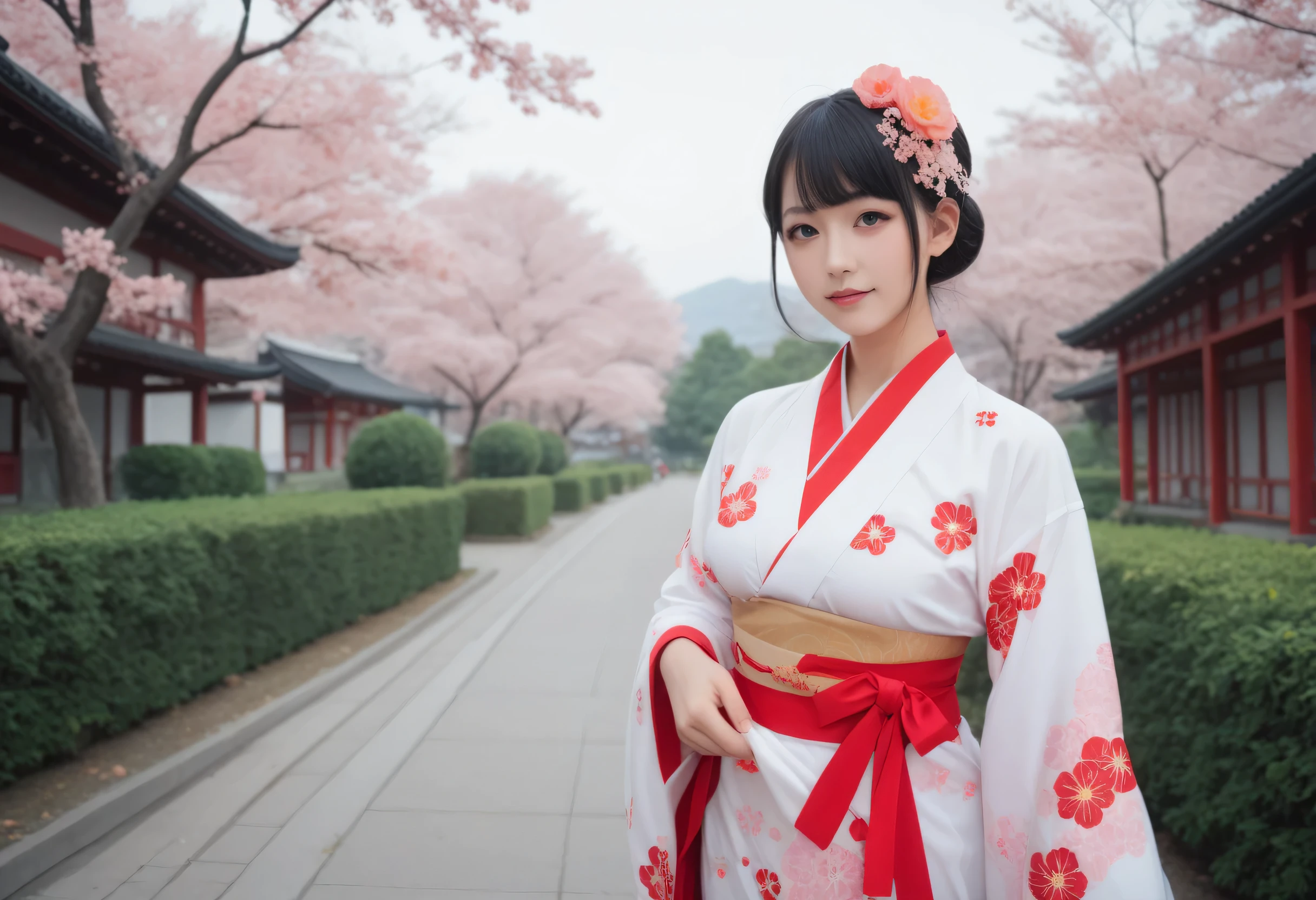 Japan　 beautiful scenery　4 Patterns 　 girl 　 cosplay　Exposing Outfits 　 Faces Preferred by Overseas People　Japan人　Busty　Body Type