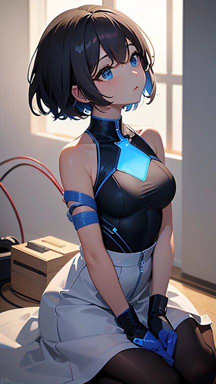 (masterpiece, best quality),  intricate details,
1girl,  <lora:kda_kaisa:0.8> kda_kaisa, 
sweating, boob sweat, sweat on midriff, small breasts, 
indoors, bedroom,  desk, computer, keyboard, monitors,