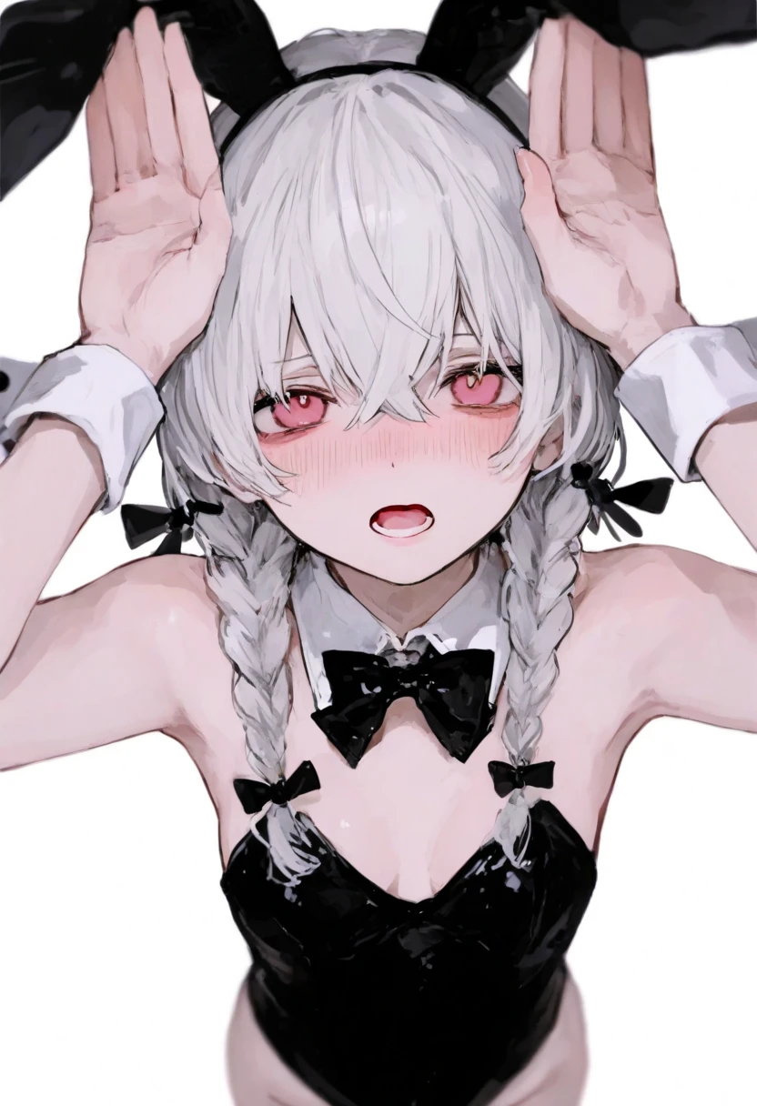 solo,nude,flat chest,slim body type,fullbody,(sweat:1.5),(orgasm:1.5),blindfold,(ballgag:1.5)