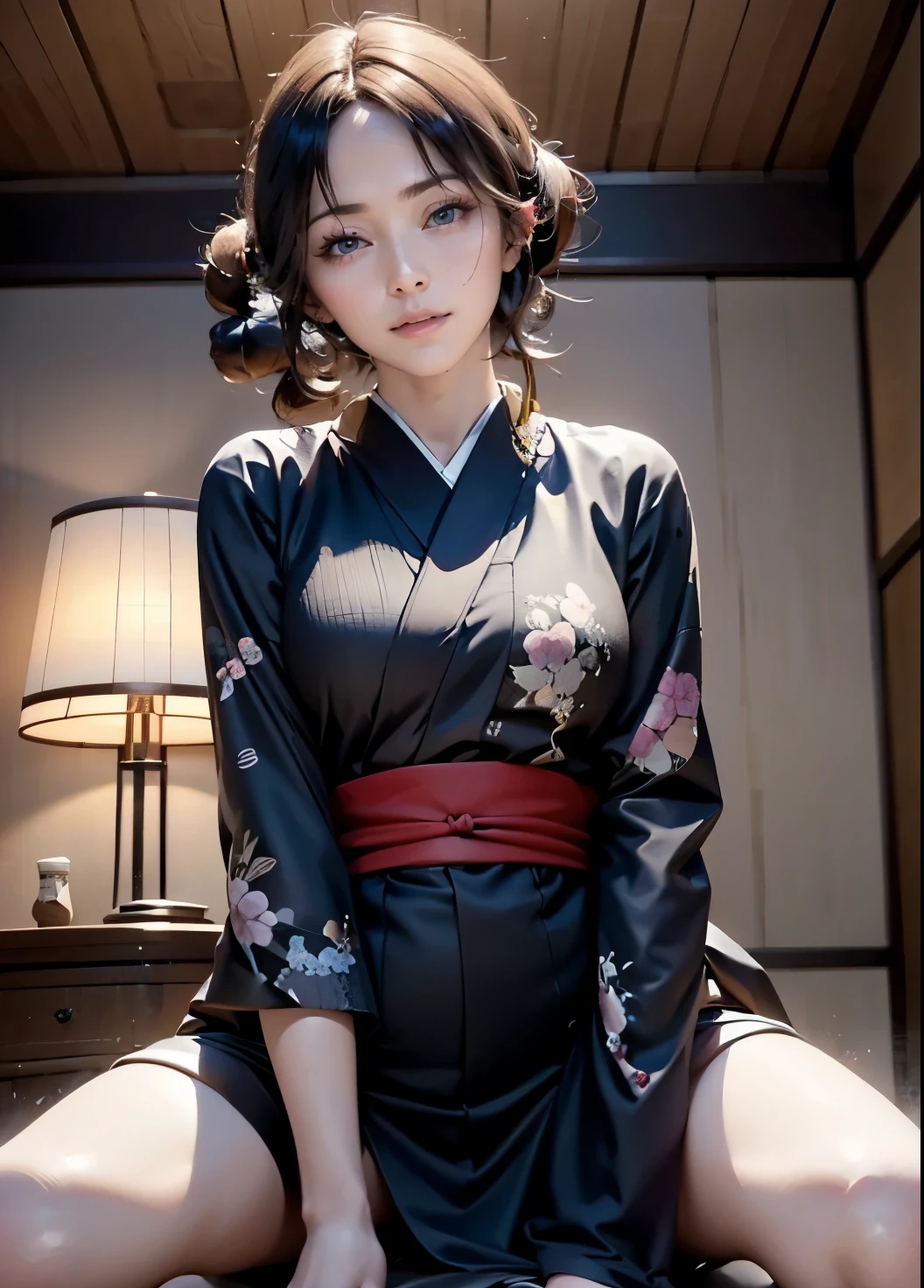 (Highest quality, masterpiece, Ultra-high resolution, 8k), 18-year-old.Japanese Girls,1 person,(Japanese Festivals),I'm wearing a happi coat,(tradition),portable shrine,(Serious expression),Incredibly powerful pose,(short hair),(White Hair),((Child body type 1.0)),(Small 0.9),Highly detailed skin and facial textures:1.3, Ultra detailed face, Detailed hands and fingers, Detailed eyes, Keep God,(Cute and slim goddess 1.0), Fair skin, (Calm:0.9, Totally captivates you:1.0) Lustrous gray hair、WHITE hair fluttering in the wind、Beautiful Bangs)、(Beautiful white and shining skin、Cheek gloss highlighter、Sexy and very beautiful and adorable face、The most beautiful face in the world、big, Sparkling Blue Eyes)