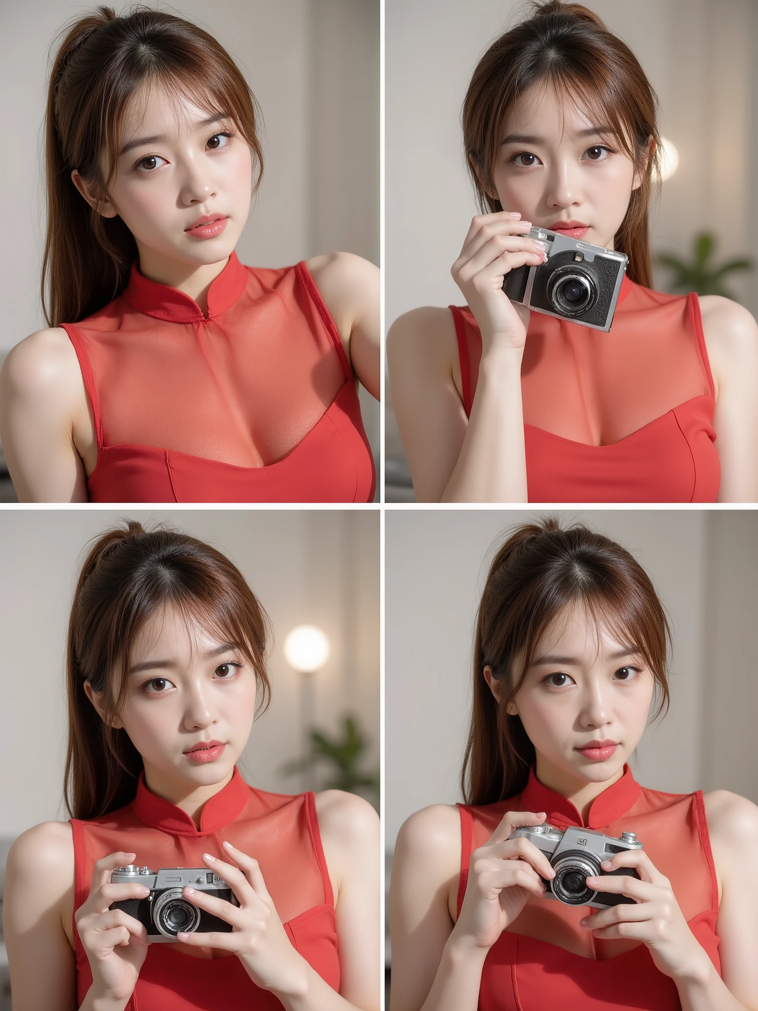 (CG Unity 8K wallpaper in extreme detail, masterpiece, highest quality), 2 girls, transparent clothes, held from below, (camera below) looking at the camera, lips open, shyness, enjoyment, breasts, beauty, perfect figure, cinematic lens, diffuse