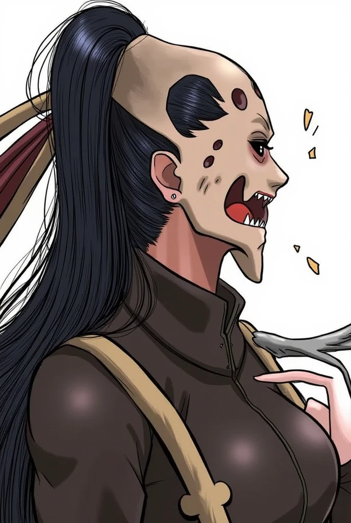 Boa hancock (one piece) having sex too much excited with tongue out looking up