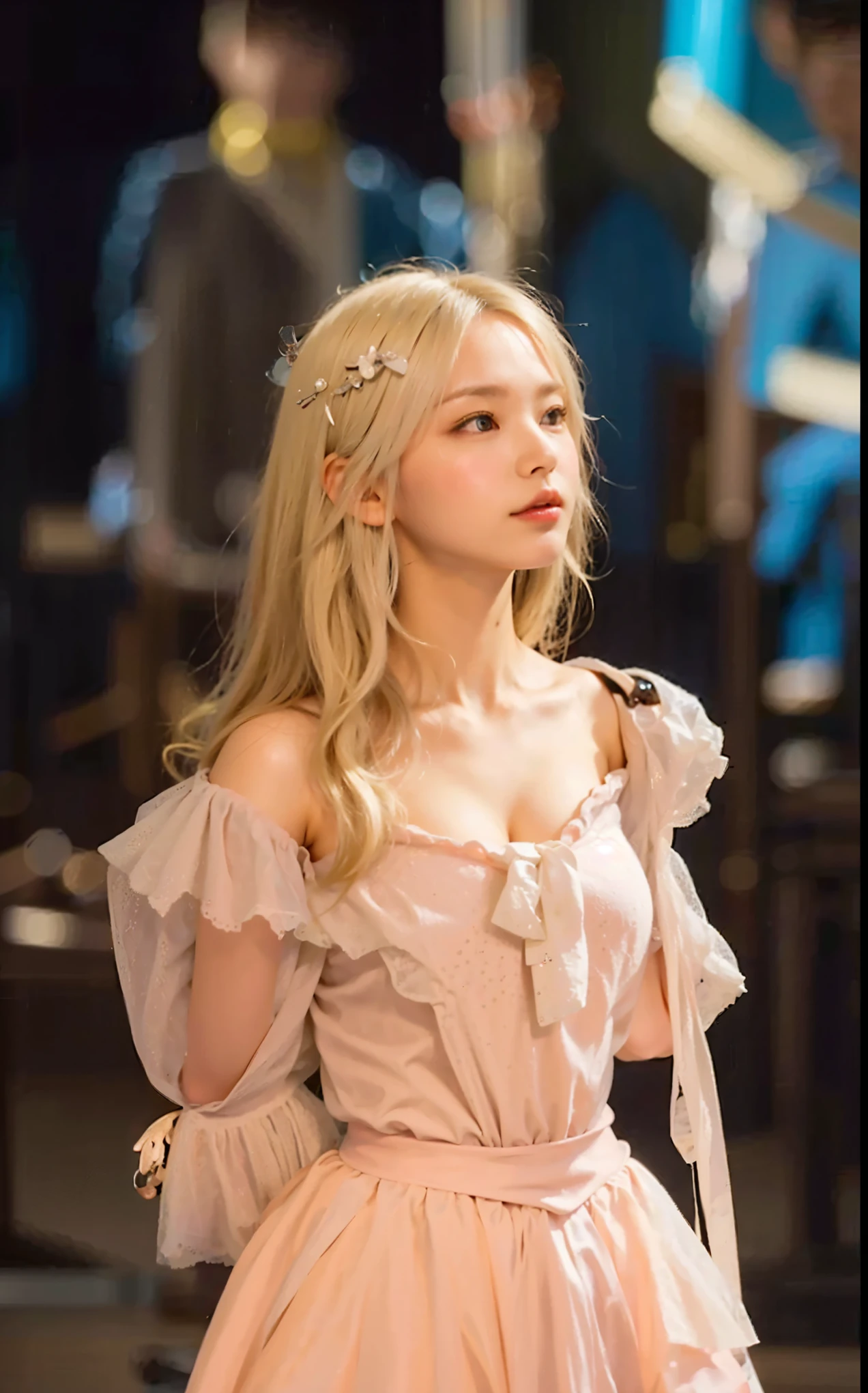 (Completely live action:1.37), (Amazingly realistic textures:1.37), (masterpiece, best quality:1.2), (8k uhd, 16k, 32k, ultra high res), amazingly realistic skin, amazingly realistic photo, superrealism, (photorealistic:1.37), (RAW photo), ultimately realistic, (ultimately realistic all details), (ultimately realistic all textures), super realistic lighting, super realistic shadow, (japanese girl:1.5), (realistic idol face), smiling, happy, super realistic face, ultimately realistic skin, ultimately realistic eyes, (mascara:1.35)ultimately realistic background, ultimately realistic detail up, (kkw-ph1:1.25), (GotouMaki:1.25), (Canon EOS R6, 85mm, 1/200s, f/5.6, ISO 1600), (tattoo), (mechanical armor:1.37), (blue eyes:1.2), (silver hair:1.3),
