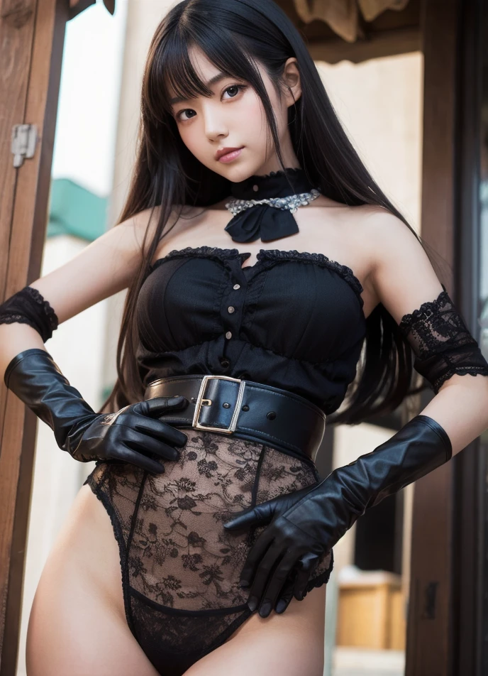 rialistic photo、Top image quality、1girl in, beautidful eyes, Sexy smile, 亜麻色のponeyTail、うんざりしたbunnygirl疲れて反抗的な表情, Thin eyebrows, Black eyeliner, poneyTail、High exposure black and white bunny suit, No shoulder straps、White tail、fishnet eyes,a short bob, White hair, Eyes mixed with fatigue and defiance, Pose with cheeks in hand, bunnygirl, rabbitears, Sheer stockings, Time bar after closing in the background, Neon light flickering, Black high heels kick off sideways, Stocking Rolldown, cuffs and collar slightly oblique,,,,,,,,,,,,,,,,,,,,,,,,, Support your face with one hand, Fingers lightly stroking her cheek, Sultry gaze, Bar counter reflecting dim light, Empty shot glasses lined up, An air of resignation and defiance, A clear contrast between her sexy bunny suit and her eye strain, Silence in the bar after hours, Her figure outlined in the soft glow of a neon sign, Passive resilience etched on her face, A hint of a seductive smile on her lips, Beautiful belly button、Beautiful bust、Her stance on another side of nightlife, An aura of tired charm, The poignant atmosphere of loneliness after a few hours, Grainy authentic photos behind the glitz and glamour,