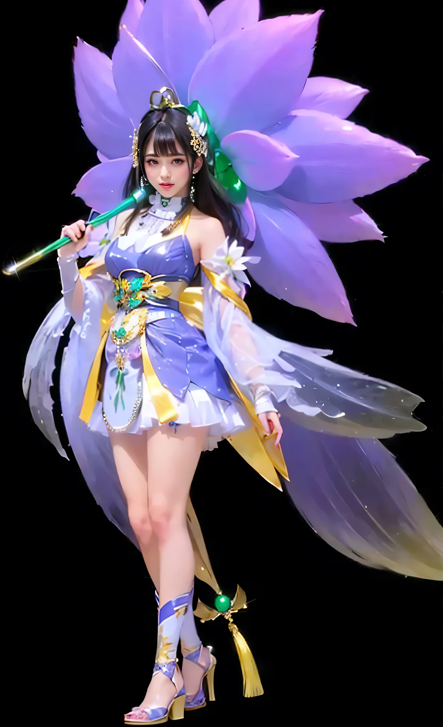 best quality, very good, 16K, ridiculous, Very detailed, charming(((shibainu 1.3)))wing，Made of translucent jadeite, Background grassland（（A masterpiece full of fantasy elements）））， （（best quality））， （（Intricate details））（8K）