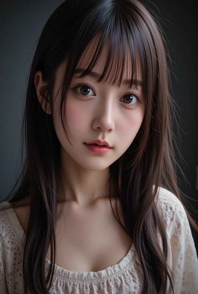 (1 nogizaka girl,masterpiece, Best image quality, high quality, ultra High resolution,High resolution,detailed, highly detailed, super detailed,3D Rendering,Unreal Engine,unity 8k wallpaper:1.3),One Girl,Japanese Girls,beautiful girl,incredible beautiful girl,(Face_v1:0.4), (Completely naked:1.3)、(With pubic hair),(Japanese Idols,Shoot from the front,View your viewers,whole body:1.2),Confused, detailed eyes, detailed skin, Beautiful Skin,so beautiful,Small face,Oval Face,Beautiful eyelashes,detailed eyelashes,detailed face,The finer details, Bright lighting,Professional Lighting,Thin eyebrows,Face of anguish,Cleavage