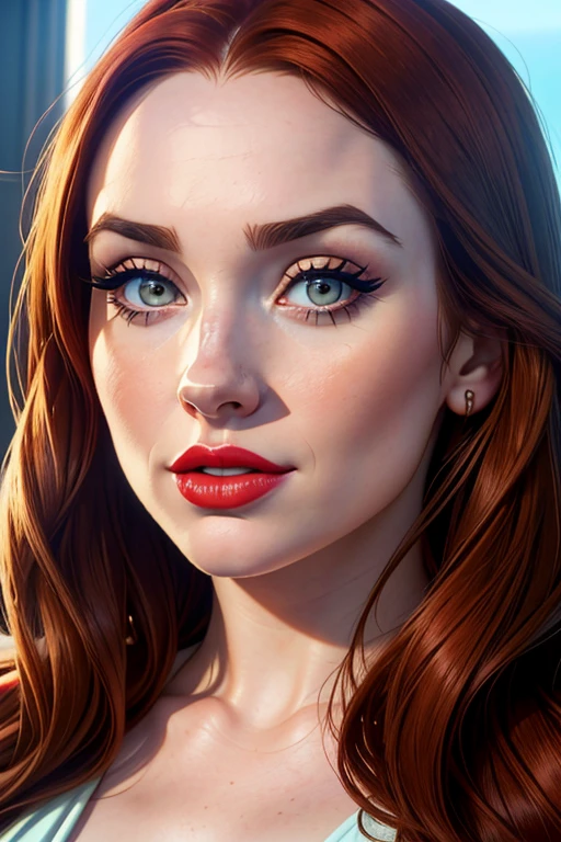 Portrait of (jnfrlwrc woman) as super Mario, red hat, fantasy, highly detailed, digital painting, artstation, concept art, sharp focus, illustration, art by Tony Sart and artgerm and randy vargas,