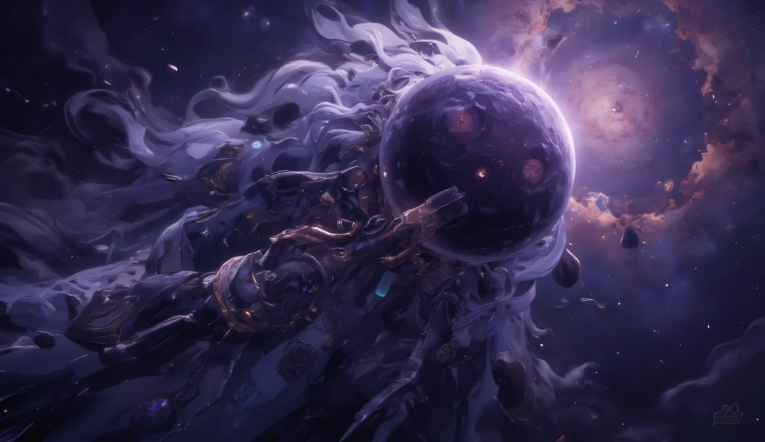 wallpaper space without human