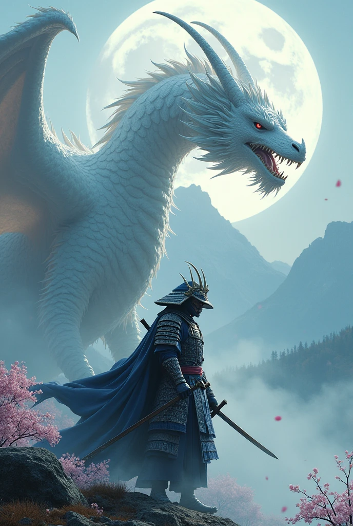 There was a man standing in front of a huge white dragon, author:Yang J, A beautiful artistic illustration, Chinese dragon concept art, Yunlong, Concept Art Illustration, Dragon Soul Man, dragon藝術, Dragon God, Dragon in the background, oil painting of dragon, Legendary Dragon, dragon, 4k highly detailed digital art