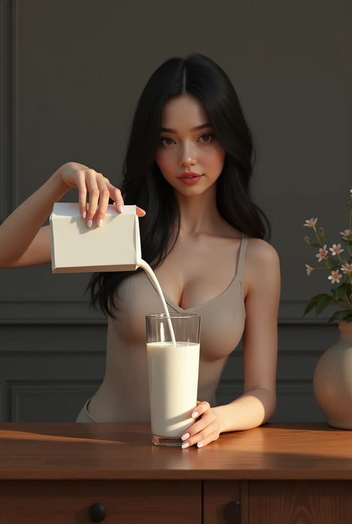 masutepiece, Best Quality、Realistic, ( Intricate details, depth of fields)、Hyper-Realism, 8K, Best Quality, Super Detail, retinas, ighly detailed, Perfect face, Perfect body, Huge breasts, Constriction, Very big ass, Glamour, indirect lighting, hair wavy、Shorthair、prety woman,A dark-haired、goddess of Japan、 the perfect appearance, Smile, Lolita, Oily skin、shinny skin、indirect lighting, Anatomically correct、Skin Texture、
Woman wearing casual shorts and t-shirt、Imagine sitting by a window drinking coffee.。She is smiling and lifting her coffee cup。Environment in the living room、A window with a view of the outside is in the background.。